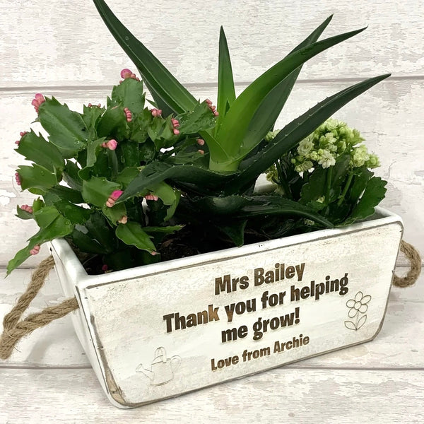 Teacher Gift Vintage Style Planter