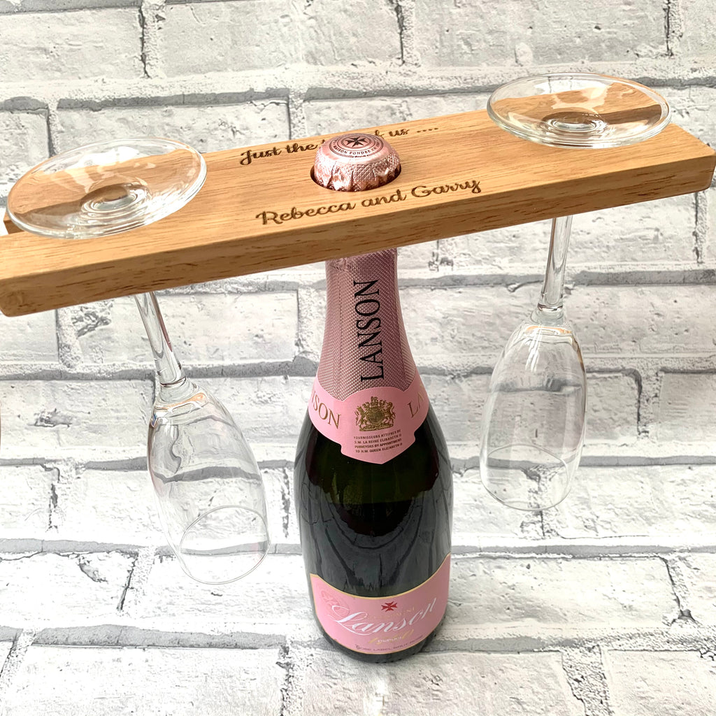 Wine Bottle Wine Glass Holder