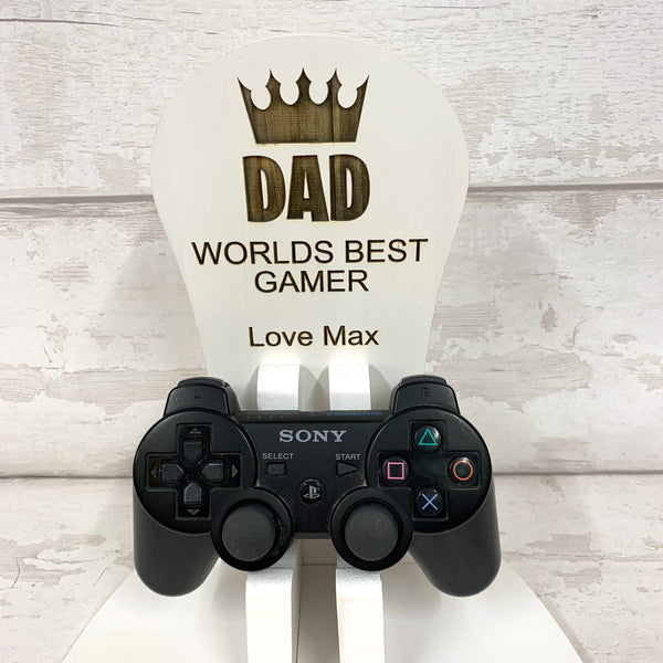 Headphone & Controller stand - Worlds greatest dad!