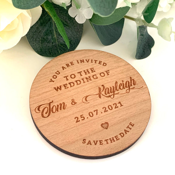 Save The Date - Cherrywood Fridge Magnet