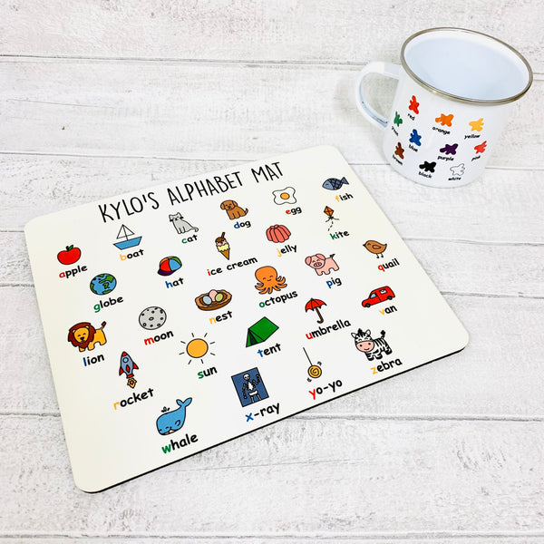 Learning Table Mat - Alphabet - Personalised