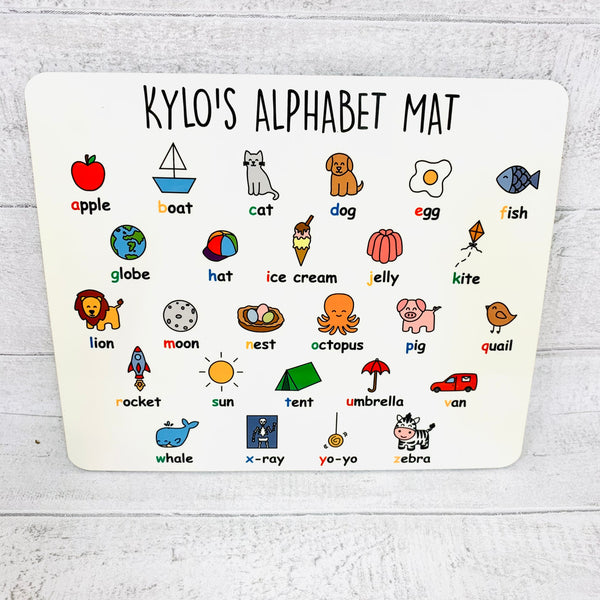 Learning Table Mat - Alphabet - Personalised