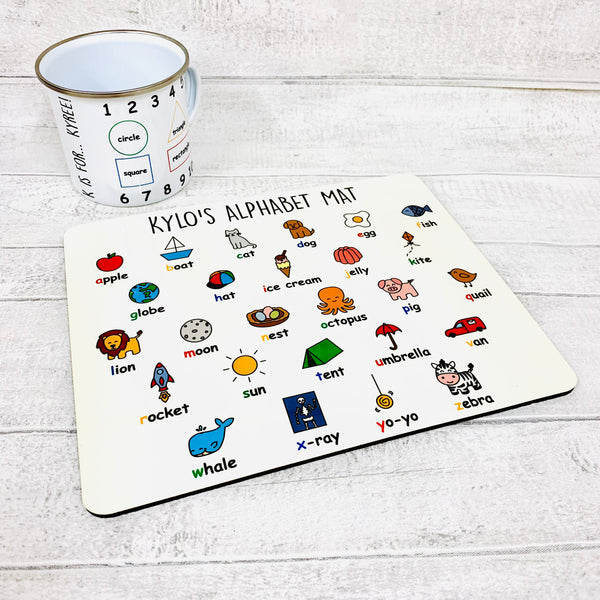 Learning Table Mat - Alphabet - Personalised