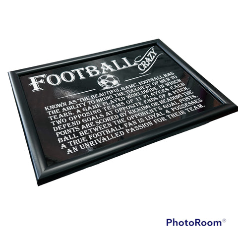 Football cushioned lap tray