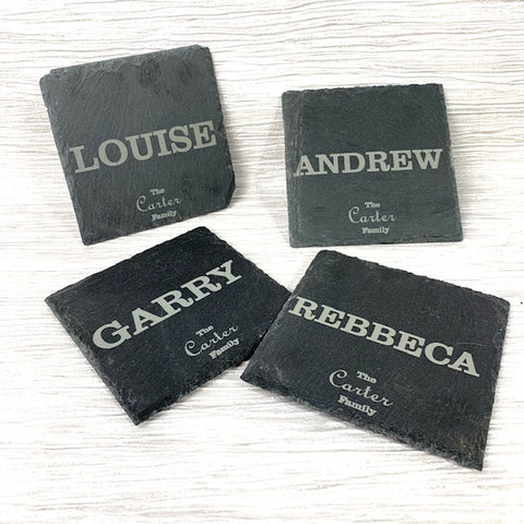 Slate Coaster - Pack of 4