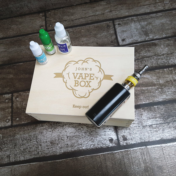 vape box, personalised vape box, wooden vape box, personalised box 